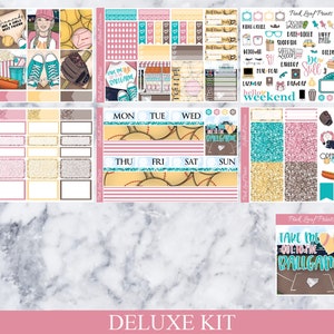 Matte Softball Season A La Carte Weekly Planner Sticker Kit image 6