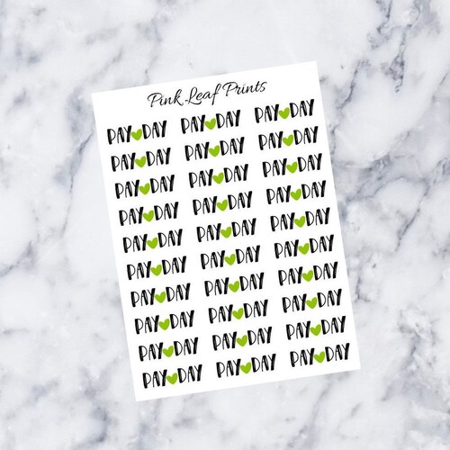 Don't Forget Script Quarter Sheet - Etsy