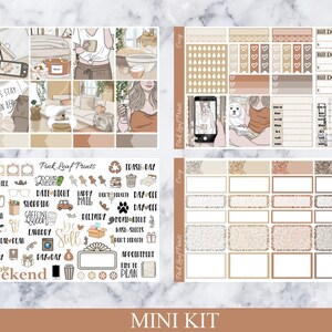 Matte | Cozy | A La Carte Weekly Planner Sticker Kit - Etsy