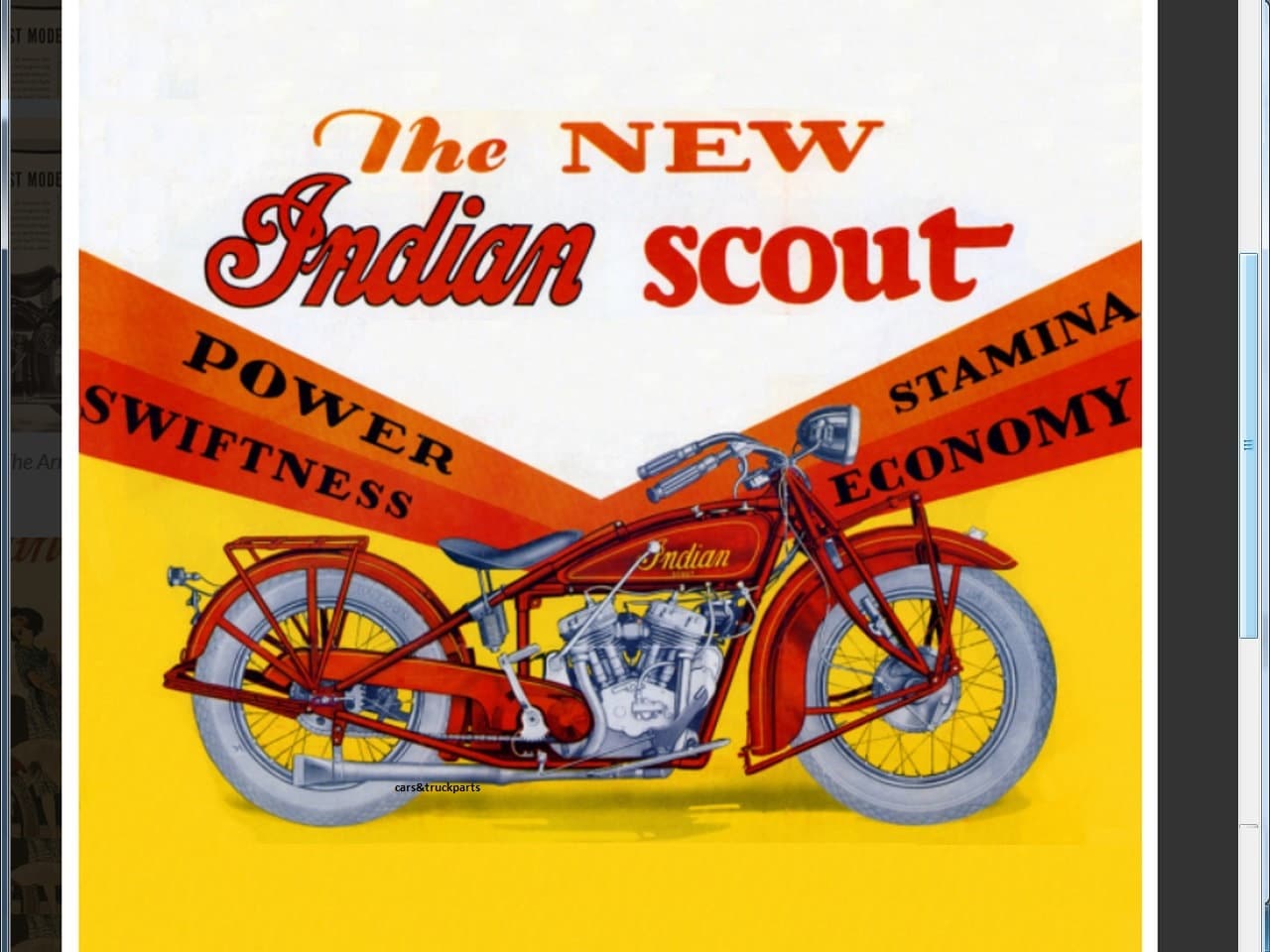 INDIAN ARROW & SCOUT 149 249 Repair Manual -100pgs for Motorcycle