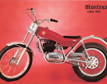 INSTRUKCJA OBSŁUGI I CZĘŚCI MONTESA Cota 123 ze szczegółowymi schematami wybuchowymi do serwisowania i naprawy motocykla 123