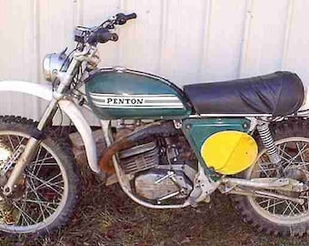 PENTON MOTORCYCLE Service Parts Manuals Set for 100 125 175 250 400 Sachs KTM Motorcycles Repair and Tuning