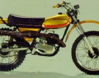 ossa motorcycle advertisement 70s