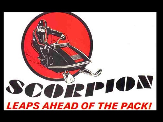 Vintage Scorpion Snowmobiles Scarf Vintage Scorpion Snowmobiles Scarf