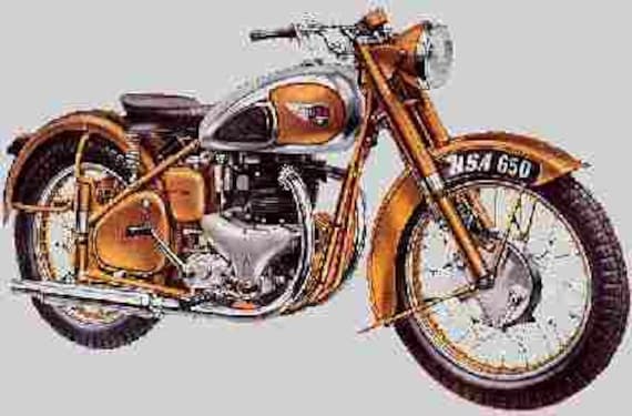 BSA A7 A10 MANUAL for Shooting Star Golden Flash Road Rocket Twin