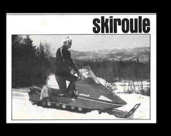 SKIROULE Snowmobile Operations Manuals 70pgs for R 300e, Rt 300t, RT 440, RT440e, RTw300 Snow Sled Service and Repair