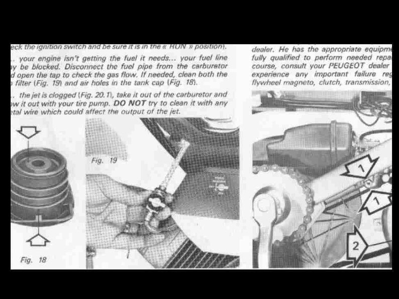 PEUGEOT 103 Moped & Repair Manuals for LS LVS L2 sp u1 u2 u3