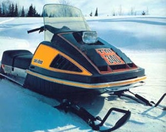 Manuales de piezas de motos de nieve nórdico SKIDOO Elan Elite T'NT-490pgs para el Olympique T'NT Everest Valmont 400 fa alpestre nieve móvil servicio & reparación