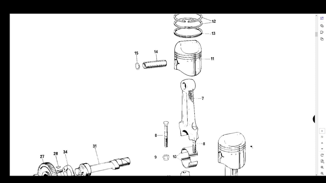TRIUMPH T100 Parts Manual - 400 Pages With Exploded Diagrams for 1970 ...