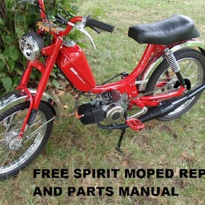 PUCH FREE SPIRIT Moped Workshop Repair & Parts Manuals - 110pgs for Scooter Service And Engine Tuning