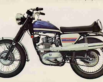 BSA B44 C25 B25 Warsztat i serwis dla motocykli Victor Barracuda Shooting Star Starfire - 190 stron na serwis BSA Tuning i naprawa