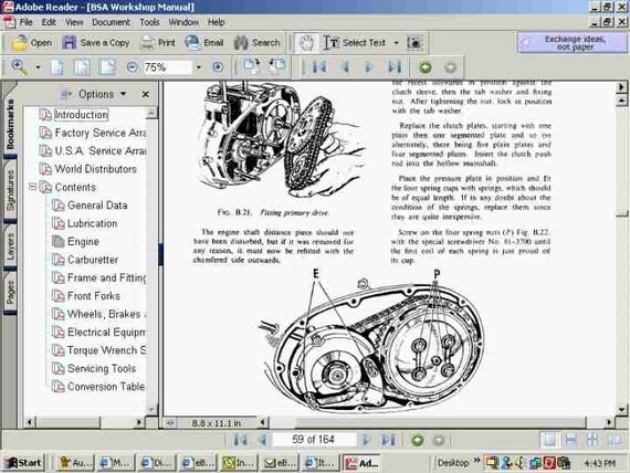 BSA B44 / C25 / B25 Workshop Manual – Service, Repair, Maintenance & Rebuilds