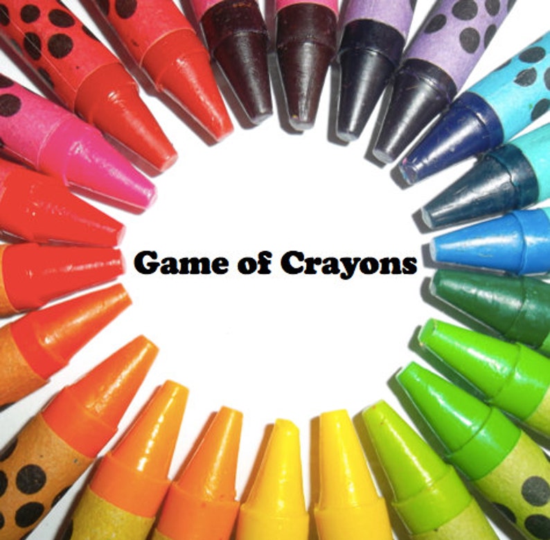 Game of Crayons Video Game Etsy