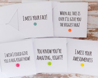 Pack of 5 Missing You Cards