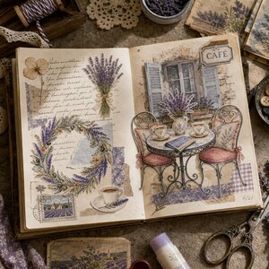 Lifestyle scene - junk journal