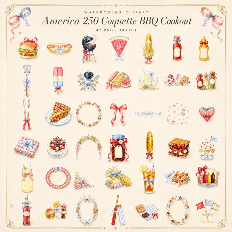 WonderfulPNG enhanced bundle grid preview page 1 of 1 — america-250-coquette-bbq-cookout
