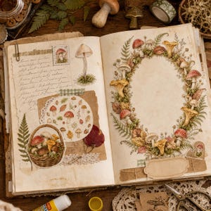 Lifestyle scene - junk journal
