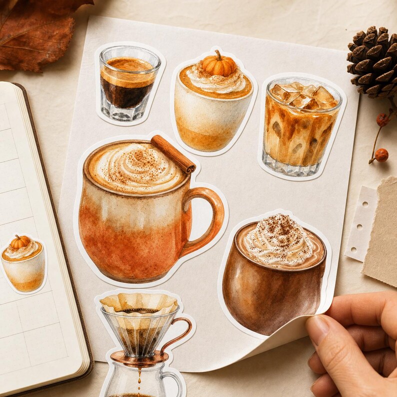 Lifestyle scene - sticker sheet