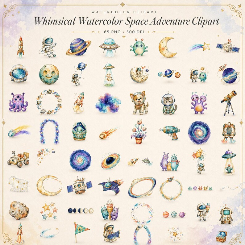 WonderfulPNG enhanced bundle grid preview page 1 of 1 — space-adventure
