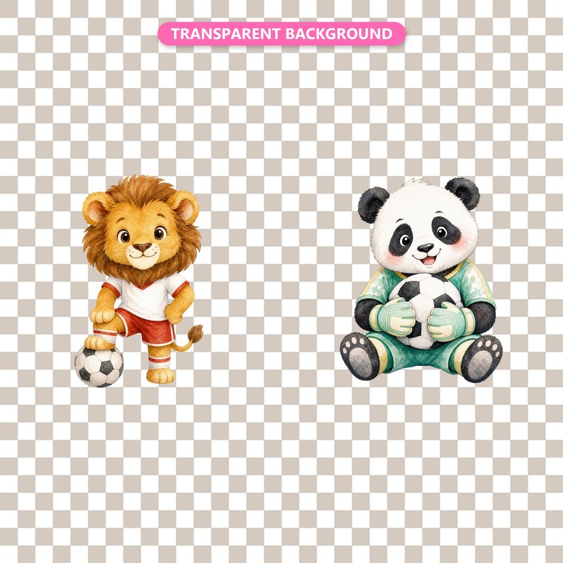Transparent background — checker matte proof