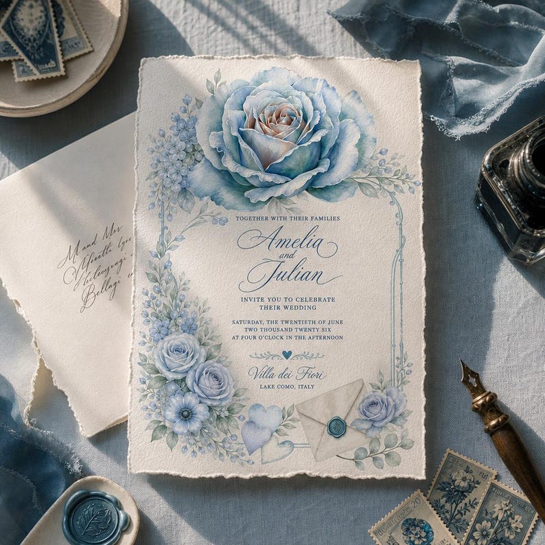 Lifestyle scene — wedding invite