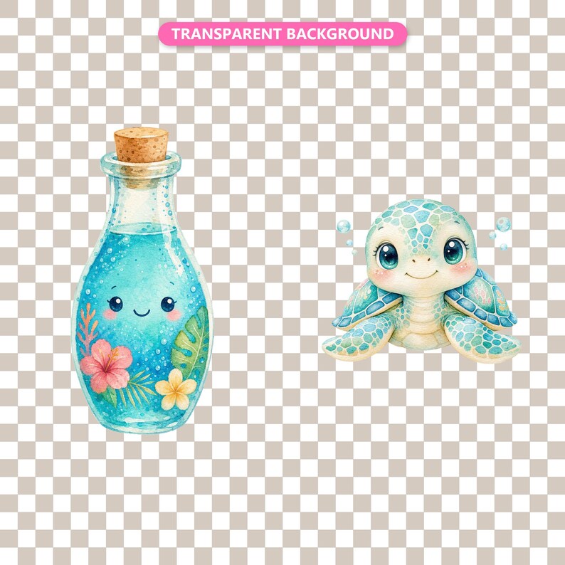 Transparent background — checker matte proof