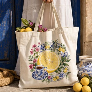 Lifestyle scene — tote bag