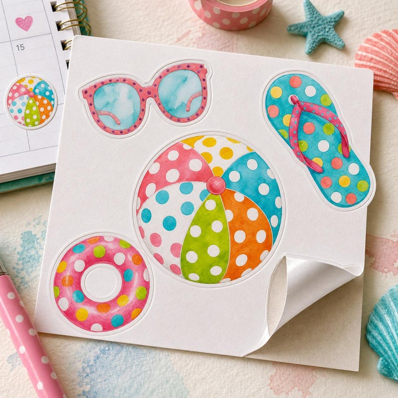 Lifestyle scene - sticker sheet