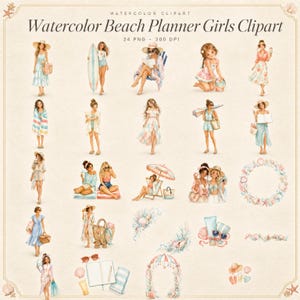 WonderfulPNG enhanced bundle grid preview page 1 of 1 — beach-day-planner-girls