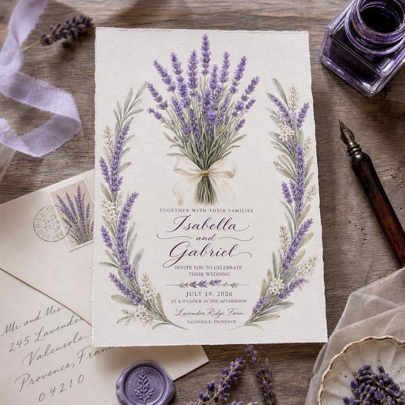 Lifestyle scene - wedding invite