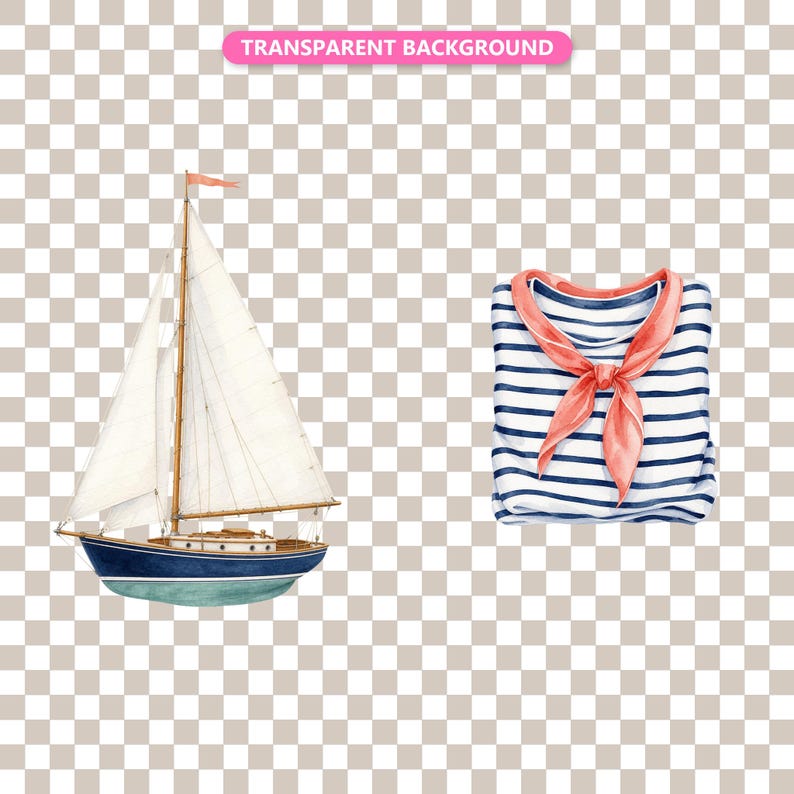 Transparent background — checker matte proof