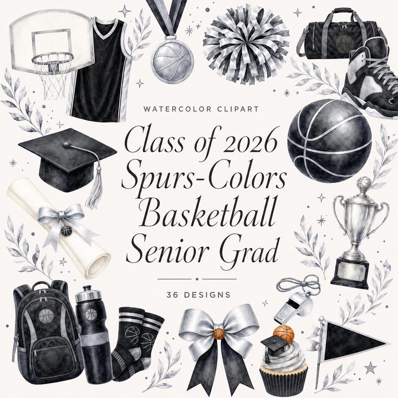 class of 2026 basketball clipart