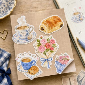 Lifestyle scene — sticker sheet