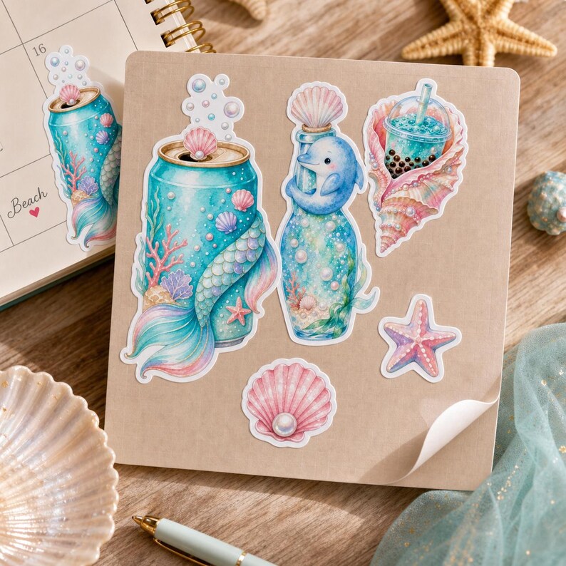 Lifestyle scene - sticker sheet