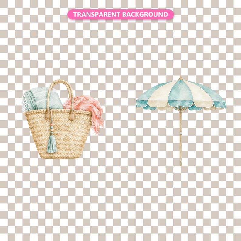 Transparent background — checker matte proof
