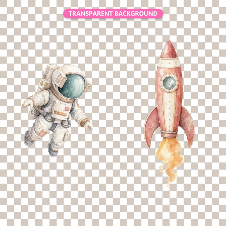 Transparent background — checker matte proof