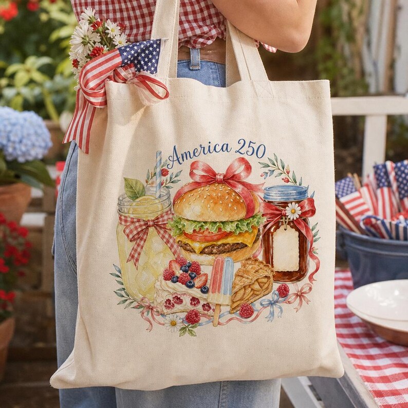 Lifestyle scene — tote bag