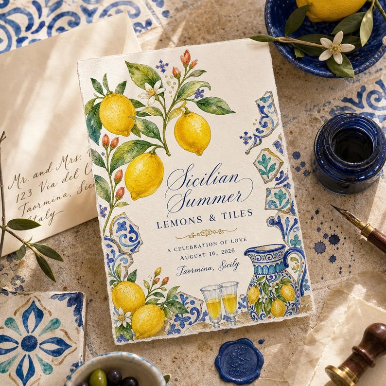 Lifestyle scene - wedding invite