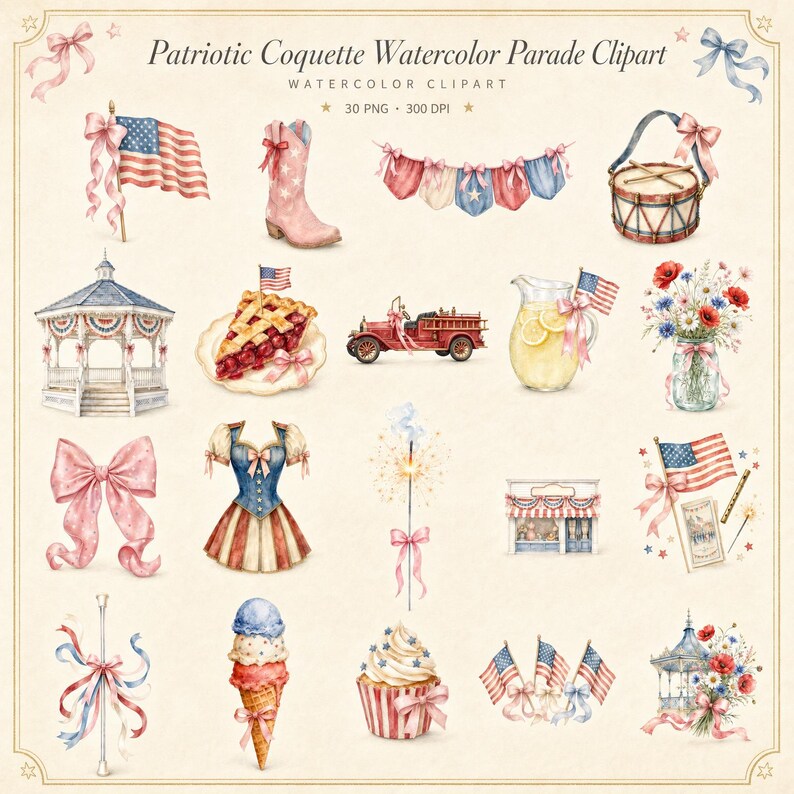 WonderfulPNG enhanced bundle grid preview page 1 of 1 — america-250-coquette-parade-marching-band