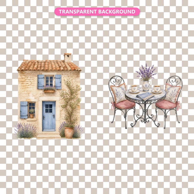 Transparent background — checker matte proof
