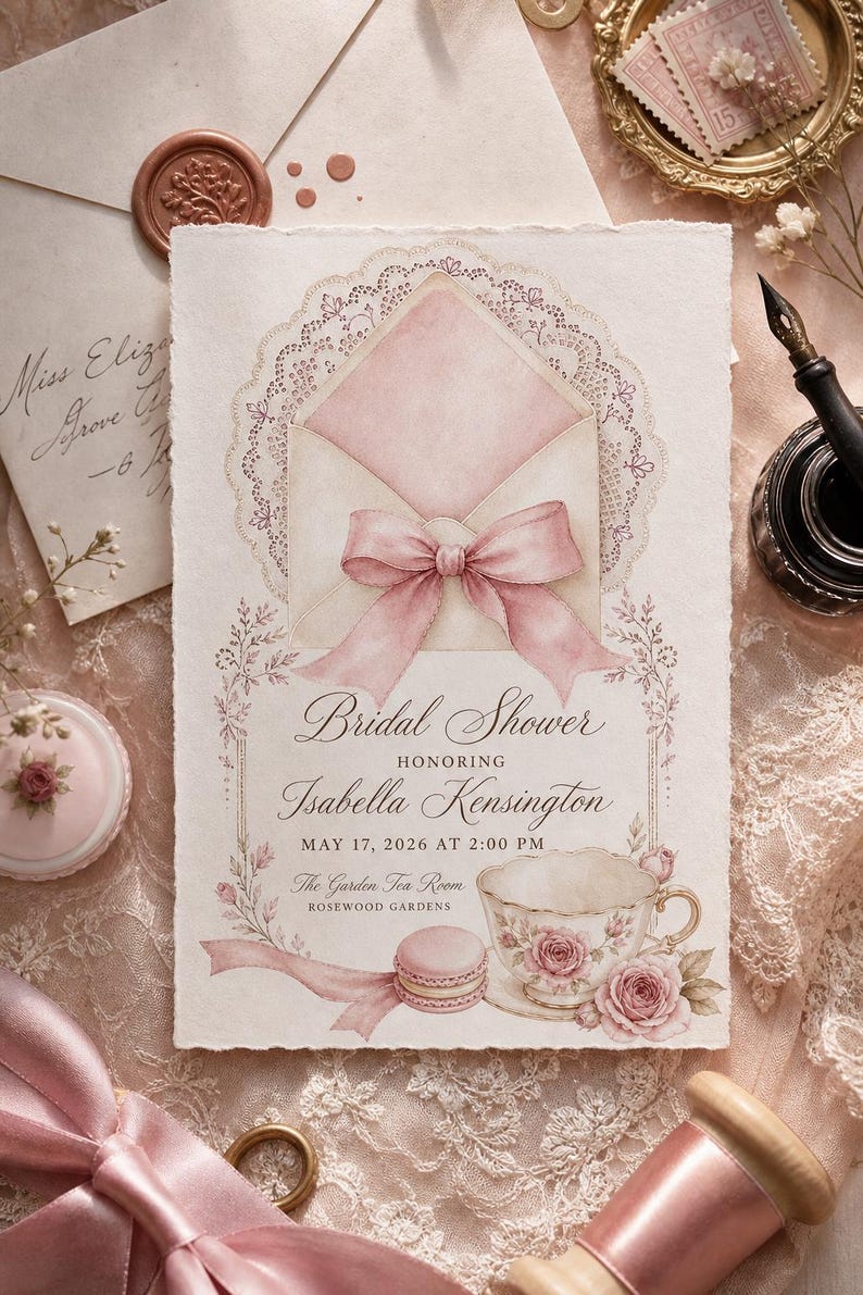 Lifestyle scene - wedding invite