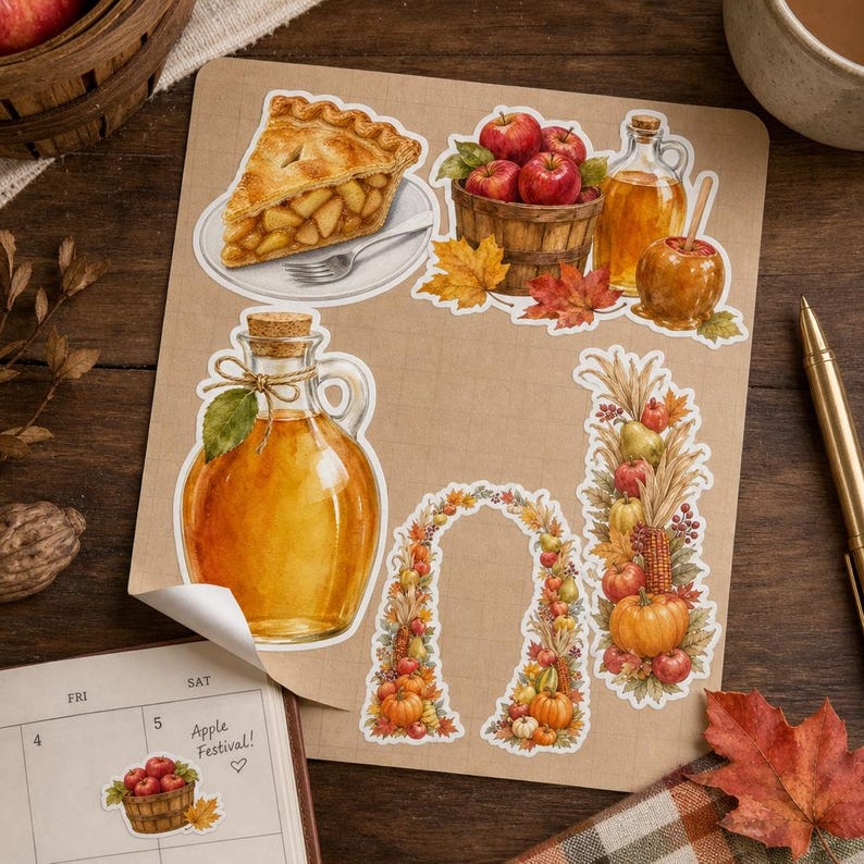 Lifestyle scene - sticker sheet
