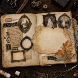 Lifestyle scene - junk journal