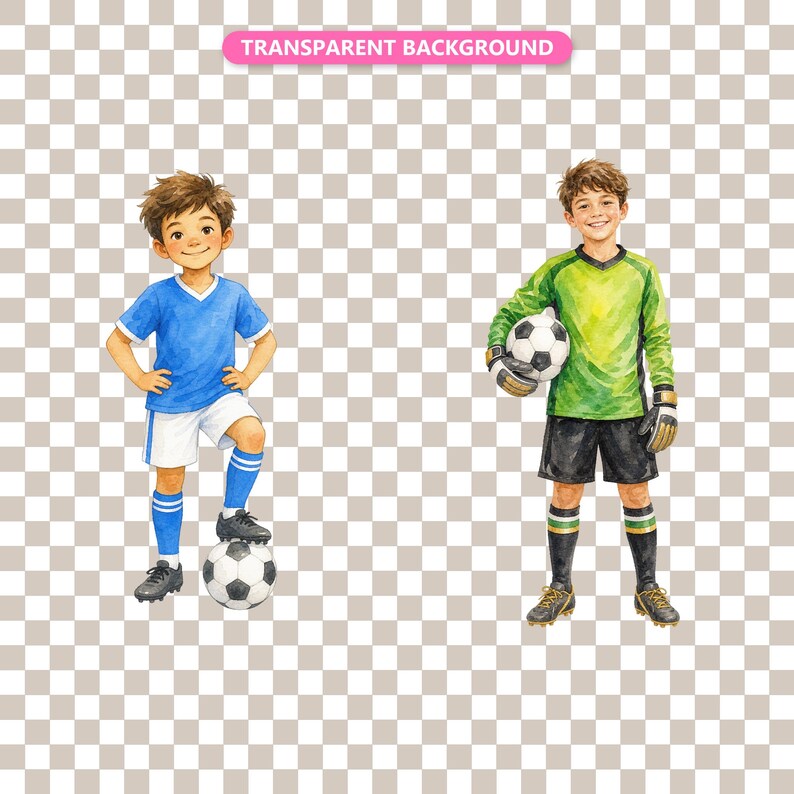 Transparent background — checker matte proof
