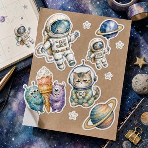 Lifestyle scene — sticker sheet