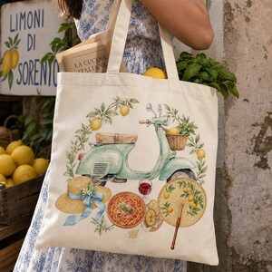 Lifestyle scene — tote bag