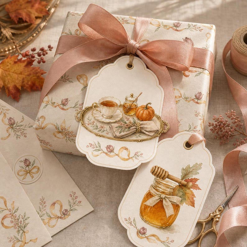 Lifestyle scene - gift wrap