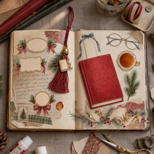 Lifestyle scene - junk journal