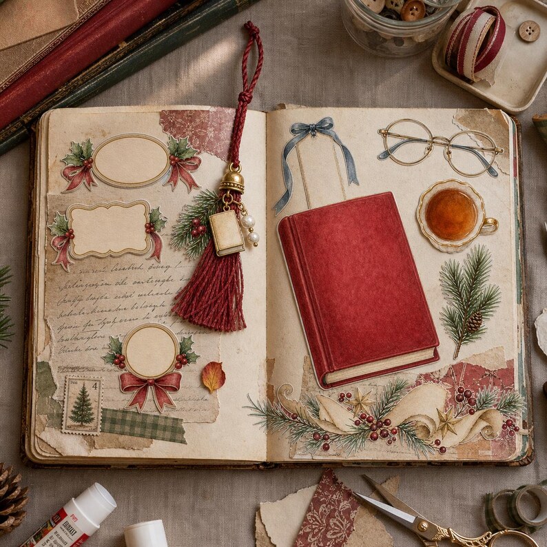 Lifestyle scene - junk journal