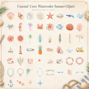 WonderfulPNG enhanced bundle grid preview page 1 of 1 — coastal-cove-summer